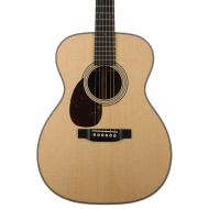 Martin OM-28 Modern Deluxe Left-Handed Acoustic Guitar - Natural