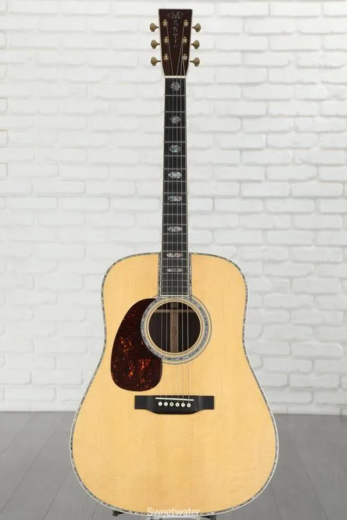  Martin D-45 Left-handed Dreadnought Acoustic Guitar - Natural Demo