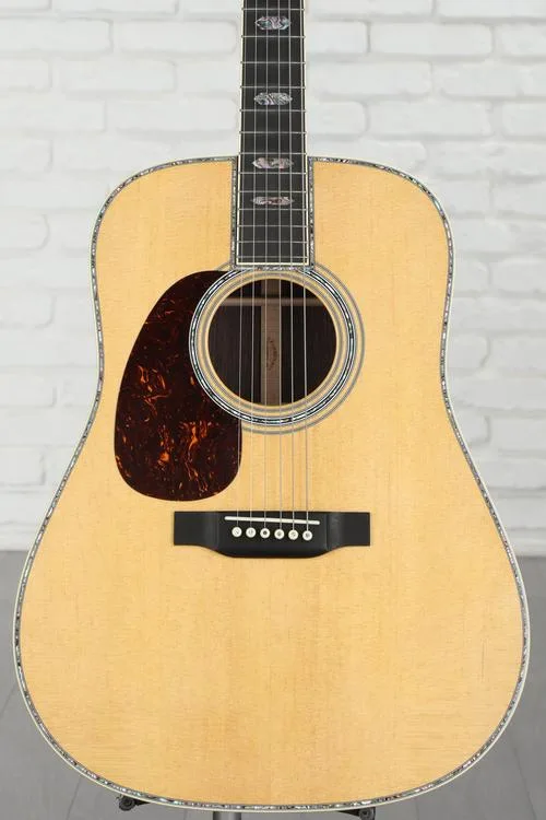  Martin D-45 Left-handed Dreadnought Acoustic Guitar - Natural Demo