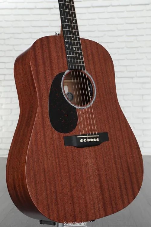 Martin D-10E Road Series Left-Handed Acoustic-Electric Guitar - Natural Sapele