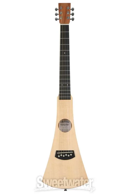  Martin Backpacker Steel String Acoustic Travel Guitar - Natural