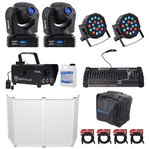  (2) Martin Thrill Mini Profile Moving Heads+Facade+Controller+Par Lights+Fogger