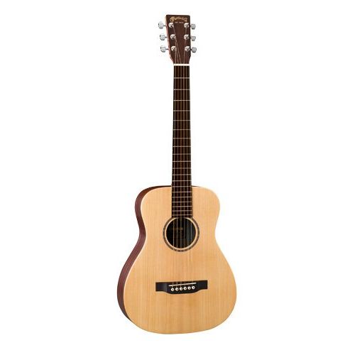  Martin LX1E Acoustic Guitar W Fishman Sonitone electronics Solid Sitka spruce top Modified O-14 fret body Inlaid boltaron wred