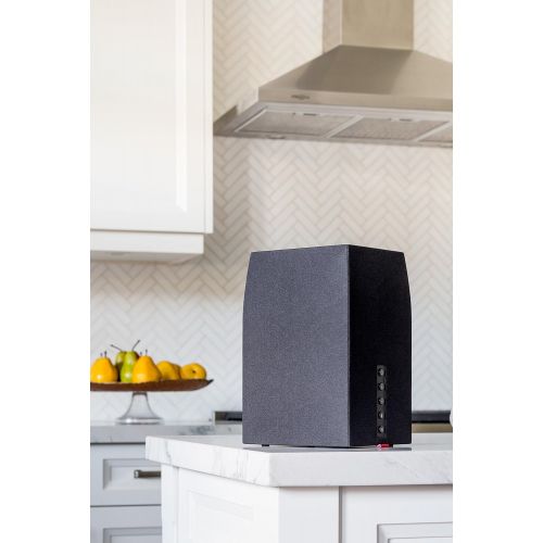  MartinLogan Wireless Bookshelf Multi Room Digital Music System WalnutBlack (Bravado)