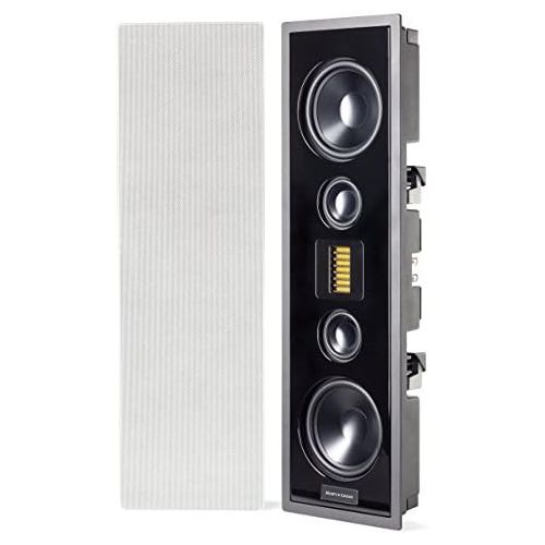  MartinLogan - Edge - High Performance In-Wall Speaker - Each - White