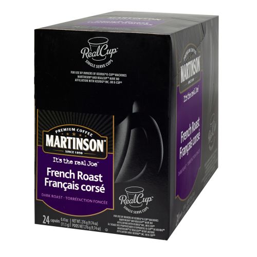  Martinson Coffee French Roast RealCup Portion Pack for Keurig Brewers by Martinson Coffee