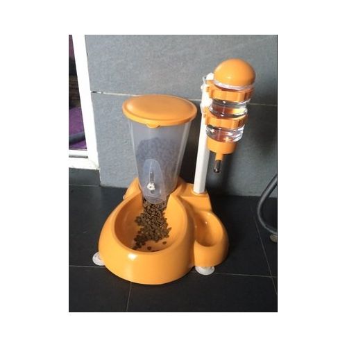  MaruPet Automatic Pet Standing Water Dispenser Cat Dog Standing Bowl Detachable Pole Automatically Feeding Water Height Adjustable