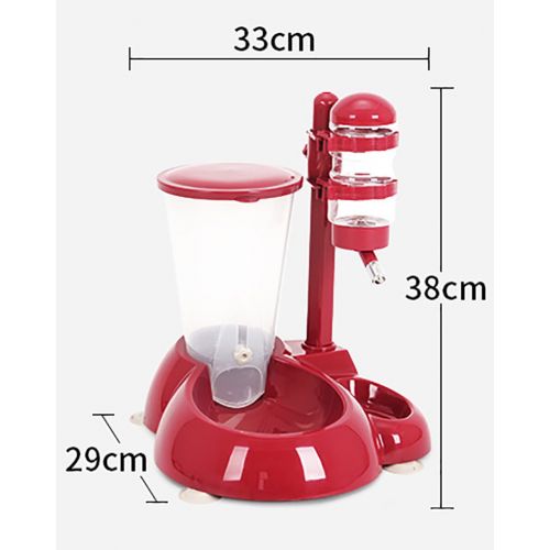  MaruPet Automatic Pet Standing Water Dispenser Cat Dog Standing Bowl Detachable Pole Automatically Feeding Water Height Adjustable