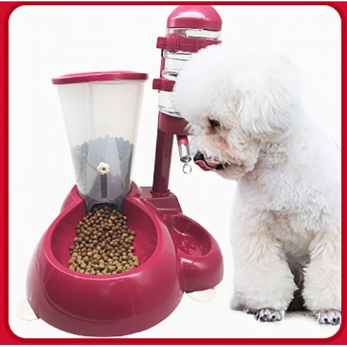  MaruPet Automatic Pet Standing Water Dispenser Cat Dog Standing Bowl Detachable Pole Automatically Feeding Water Height Adjustable