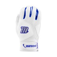 Marucci Adult Quest 2.0 Batting Gloves - White Royal