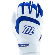 MARUCCI Signature Youth Batting Glove V4, White/Royal Blue, Youth Medium