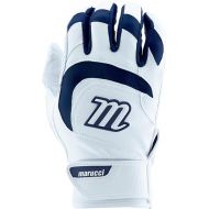 MARUCCI Signature Youth Batting Glove V4, White/Navy Blue, Youth Medium