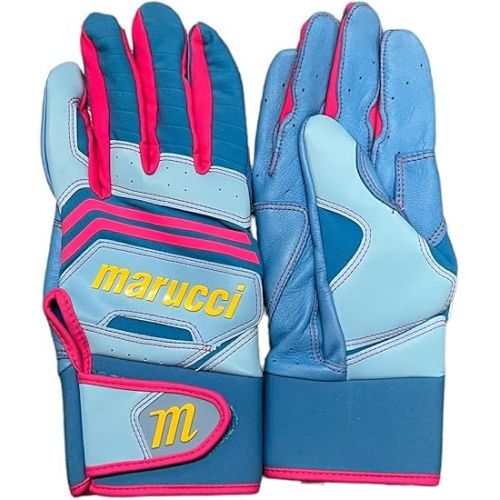  Marucci FUZN Adult Batting Gloves: Superior Grip, Ultimate Control, and Maximum Style for Your Winning Swing.