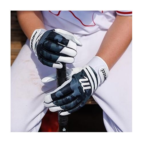  Marucci - Youth CRUX Batting Glove Navy Blue (MBGCRXY-NB-YS)