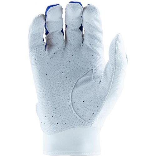  MARUCCI Signature Batting Glove V4, White/Royal, Adult X-Large