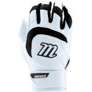 MARUCCI Signature Batting Glove V4, White/Black, Adult Small