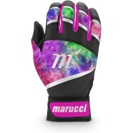 Marucci - Foxtrot T-Ball Batting Glove Black/Pink (MBGFXTR-BK/PK-YM/YL), Youth Medium/Youth Large