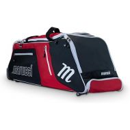 Marucci - STOCKADE WHEELED BAG WHITE/RED (MBSTCKWB-W/R)