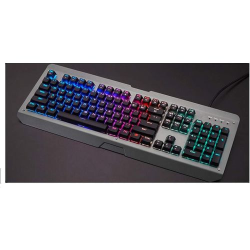  Mechanical Gaming Keyboard Marvel X Siberian Lynx-Gateron Brown Switches, 100% Anti-Ghosting, RGB Backlit, Led Programmable-Aluminum Alloy, Waterproof-Teclado Gamer