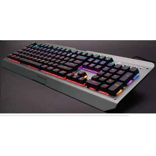  Mechanical Gaming Keyboard Marvel X Siberian Lynx-Gateron Brown Switches, 100% Anti-Ghosting, RGB Backlit, Led Programmable-Aluminum Alloy, Waterproof-Teclado Gamer