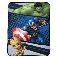Marvels Avengers 62 x 90 Plush Blanket, Kids Bedding