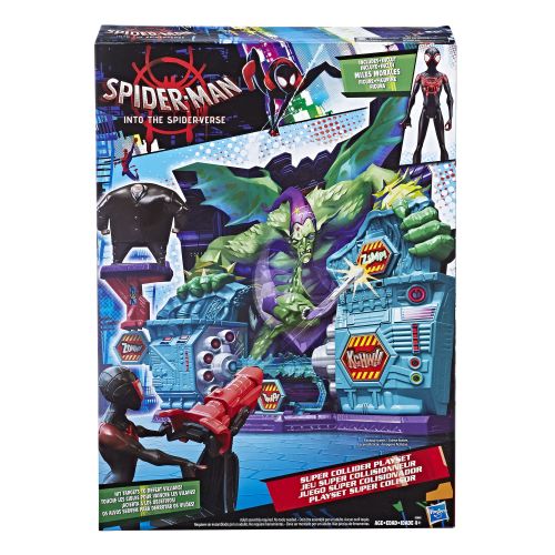 마블시리즈 Marvel Spider-Man: Into the Spider-Verse Super Collider Playset Toy with Miles Morales Figure with Kingpin Villain Piece