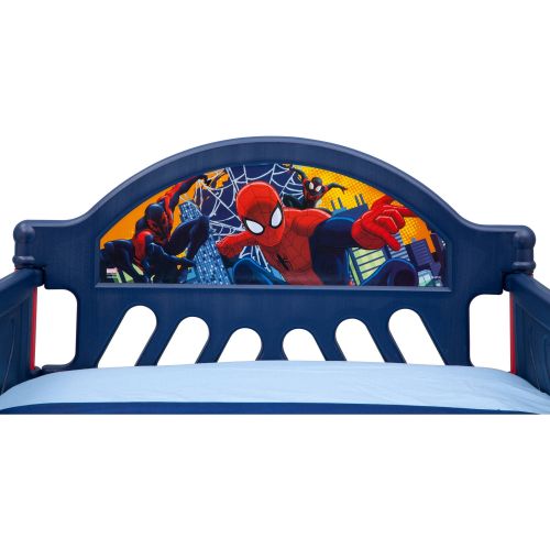 마블시리즈 Marvel Spider-Man Plastic Toddler Bed by Delta Children