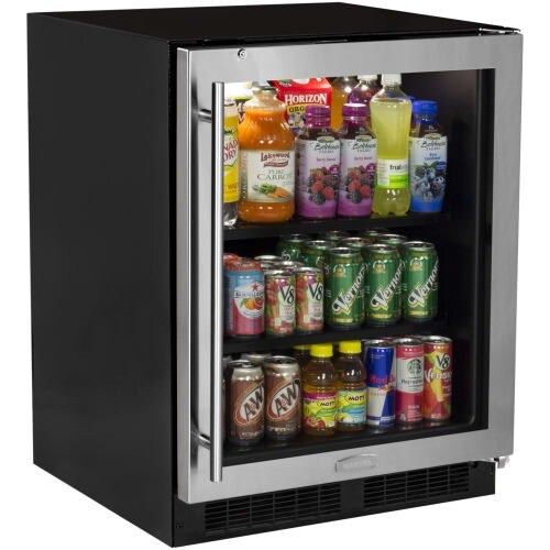 마블시리즈 Marvel MA24BC1R 24" Wide 18-Bottle and 95-Can Built-In Energy Star Rated Beverag by Marvel