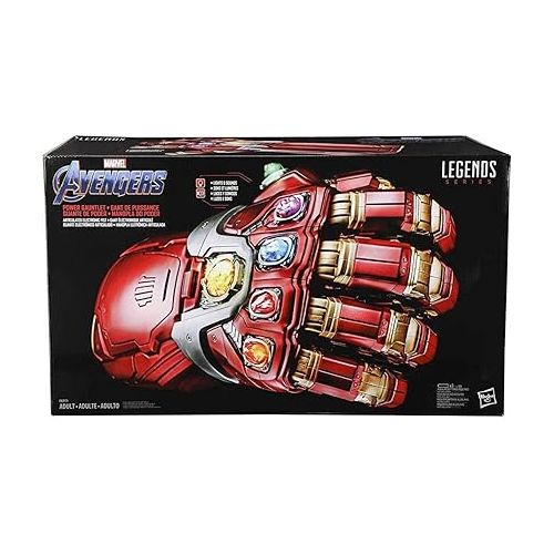 마블시리즈 Avengers Marvel Legends Series Endgame Power Gauntlet Articulated Electronic Fist,Brown,18 years and up