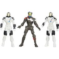 Marvel Avengers Action Figure Set - Bundle of 3 Age of Ultron Iron Legion vs. Ultron Mark 1 Figurines | Avengers Collectible Toys for Kids