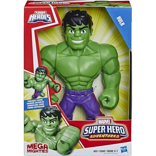 마블시리즈 Playskool Heroes Marvel Super Hero Adventures Mega Mighties Hulk Collectible 10