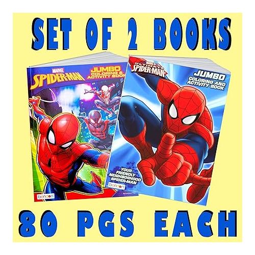 마블시리즈 Spider-man Coloring & Activity Book Set 2 Books