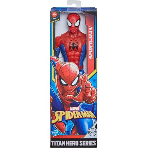 마블시리즈 Marvel Titan Hero Series Spider-Man 12-Inch Action Figure with Fx Port