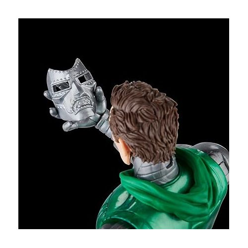 마블시리즈 Marvel Legends Series Captain vs. Doctor Doom, Avengers 60th Anniversary Collectible 6-Inch Action Figures, 6 Accessories