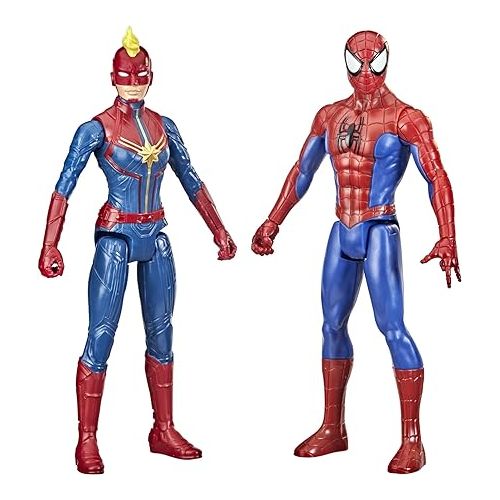 마블시리즈 Marvel Titan Hero Series Action Figure Multipack, 6 Action Figures, 12-Inch Toys, Inspired By Marvel Comics, For Kids Ages 4 And Up (Amazon Exclusive)