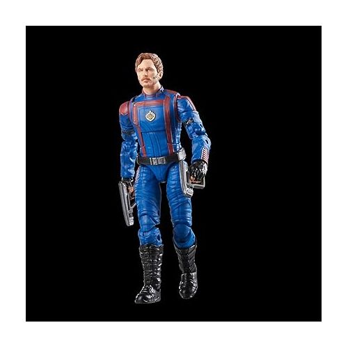 마블시리즈 Marvel Legends Series Star-Lord, Guardians of The Galaxy Vol. 3 6-Inch Collectible Action Figures, Toys for Ages 4 and Up