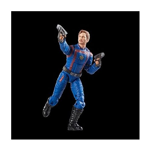 마블시리즈 Marvel Legends Series Star-Lord, Guardians of The Galaxy Vol. 3 6-Inch Collectible Action Figures, Toys for Ages 4 and Up