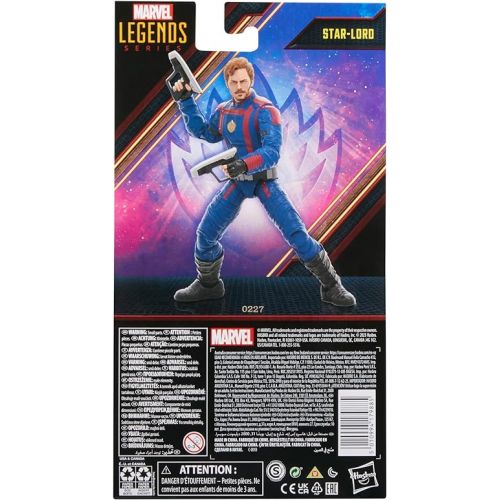 마블시리즈 Marvel Legends Series Star-Lord, Guardians of The Galaxy Vol. 3 6-Inch Collectible Action Figures, Toys for Ages 4 and Up