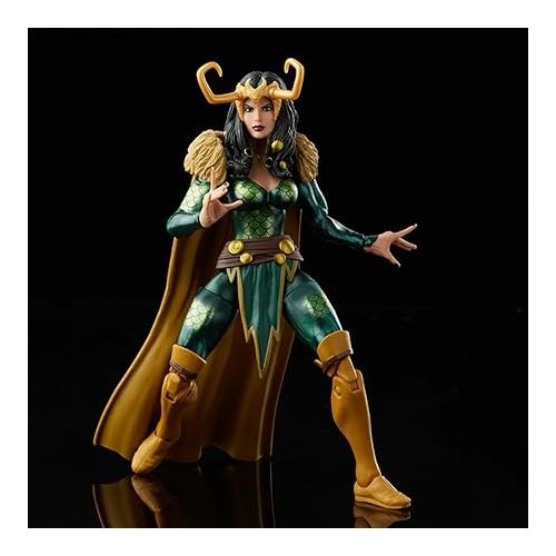 마블시리즈 Marvel Legends Series Loki Agent of Asgard 6-inch Retro Packaging Action Figure Toy, 2 Accessories