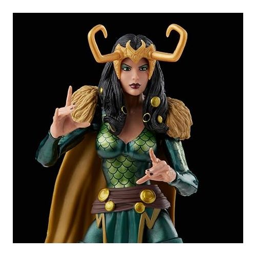 마블시리즈 Marvel Legends Series Loki Agent of Asgard 6-inch Retro Packaging Action Figure Toy, 2 Accessories