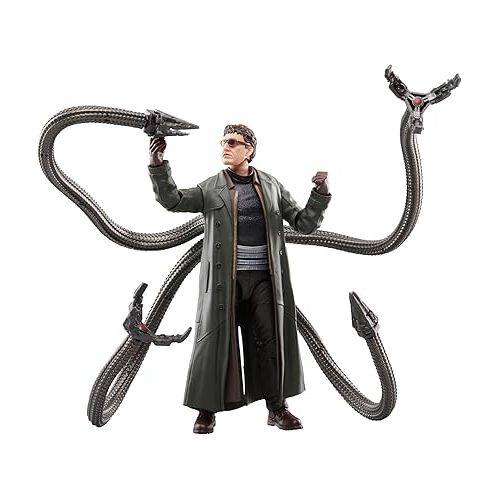 마블시리즈 Marvel Legends Series Doc Ock, Spider-Man: No Way Home Collectible, Deluxe 6-Inch Action Figure, 4 Accessories, Ages 4 and Up