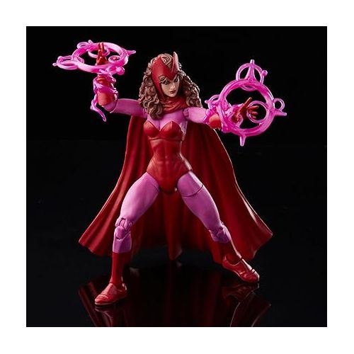 마블시리즈 Marvel Legends Series Scarlet Witch 6-inch Retro Packaging Action Figure Toy, 4 Accessories