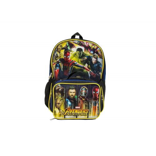 마블시리즈 Marvel Avengers Infinity War Backpack With Lunch Kit Backpack
