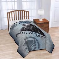 Marvel Comics Inc. Marvel Black Panther Silver Tribe Plush Bedding Throw Blanket - 46 x 60