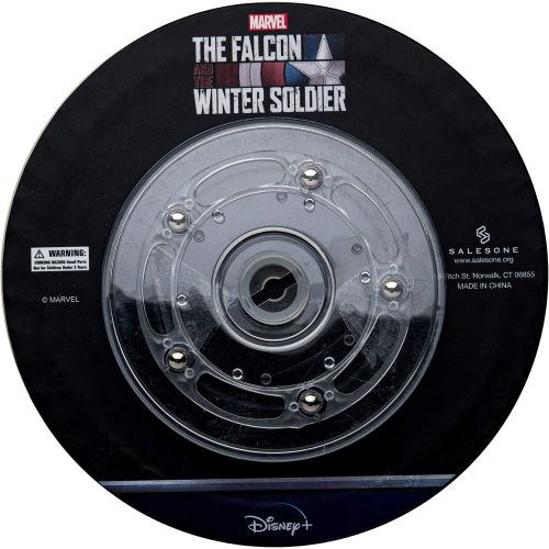 마블시리즈 Marvel Studios: The Falcon and The Winter Soldier Metal Based and Enamel 5 Lapel Pin Set with 16cm Officially Licensed Circular Window Box. (Amazon Exclusive)