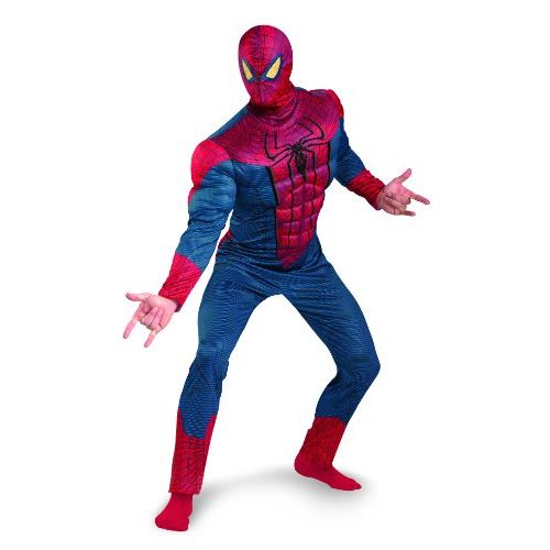 마블시리즈 할로윈 용품Disguise Marvel The Amazing Spider-Man 3D Movie Classic Muscle Adult Costume