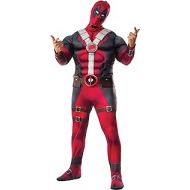 Marvel Rubies Mens Deadpool Plus Deluxe Muscle Chest Costume and Mask