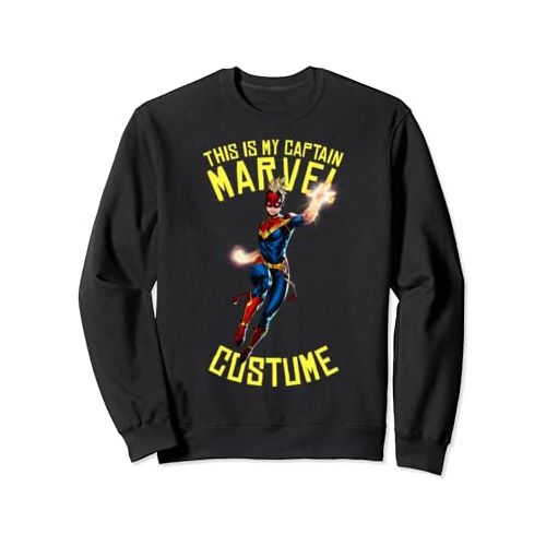 마블시리즈 할로윈 용품Marvel Halloween This Is My Captain Marvel Costume Sweatshirt