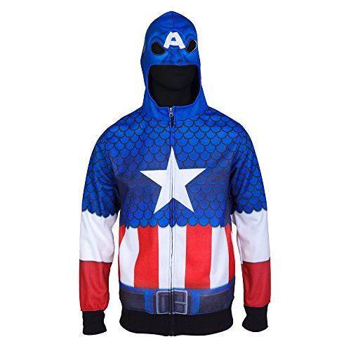 마블시리즈 할로윈 용품Marvel Mens Classic Sublimated Costume Hoodie