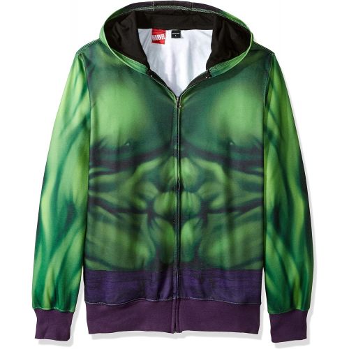 마블시리즈 할로윈 용품Marvel Mens Buff Hulk Sublimated Costume Hoodie